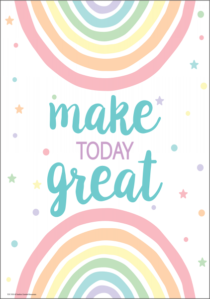 POSTER: PASTEL POP MAKE TODAY GREAT