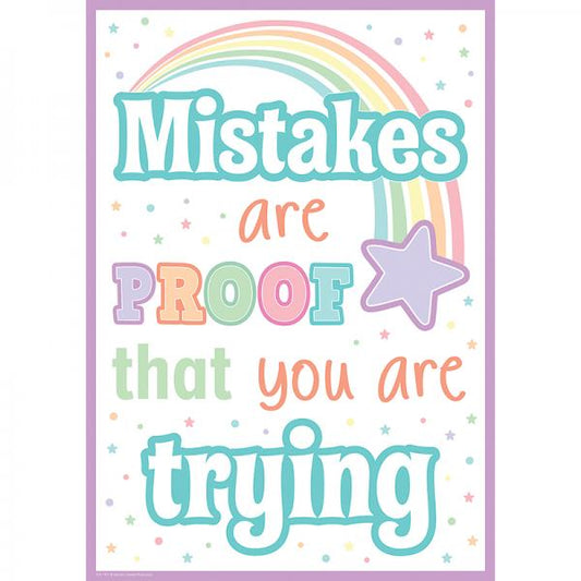 POSTER: PASTEL POP MISTAKES ARE PROOF THAT YOU ARE TRYING
