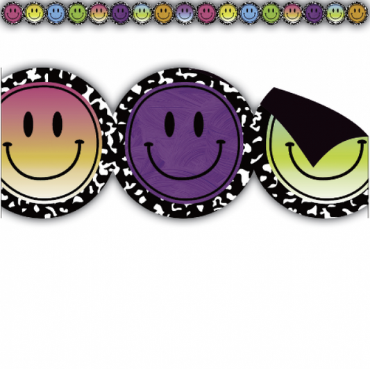 MAGNETIC BORDER: SMILEY FACES