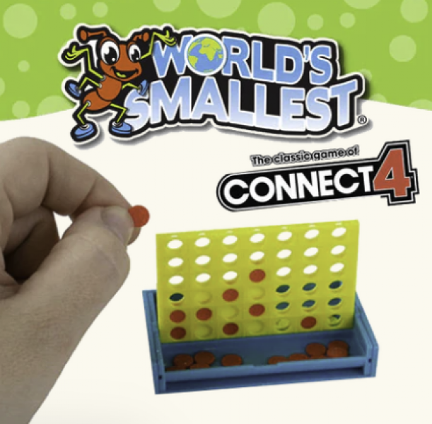 WORLD'S SMALLEST CONNECT 4