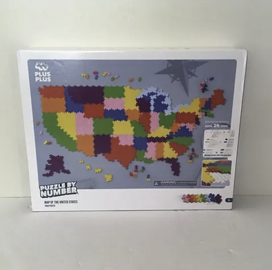 PUZZLE BY NUMBER - MAP OF THE UNITED STATES