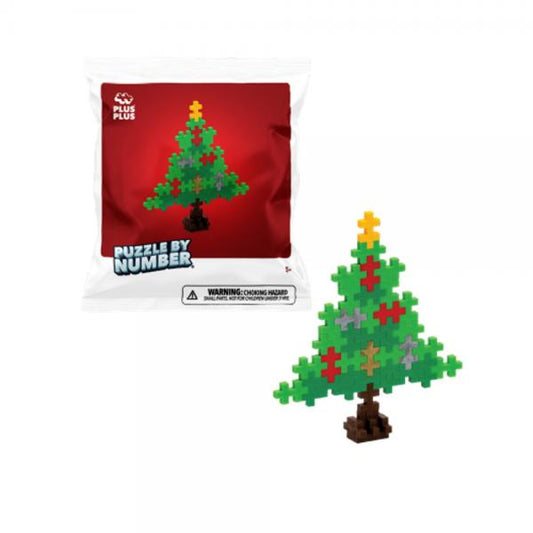 PUZZLE BY NUMBER CHRISTMAS TREE