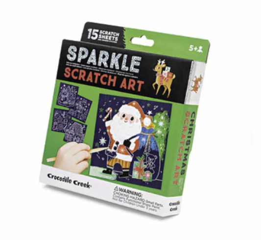 SPARKLE SCRATCH ART CHRISTMAS