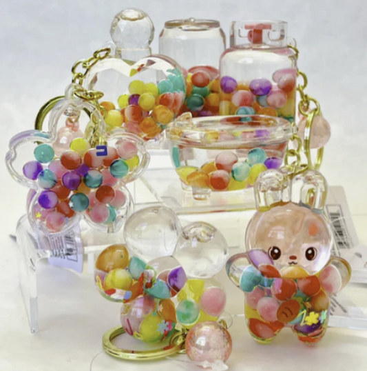 COLORFUL BALLS FLOATY KEYCHAIN