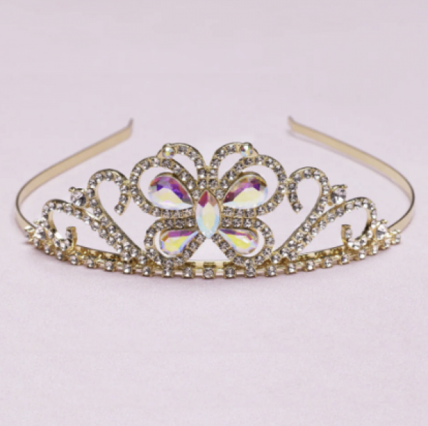 BOUTIQUE BUTTERFLY JEWEL TIARA
