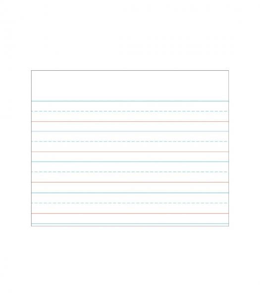WRITE-ON CHART: WRITING PAPER