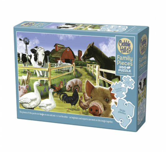 PUZZLE: FAMILY PIECES WELCOME TO THE FARM 350 PIECES