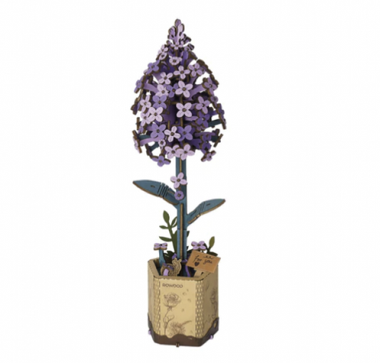 WOODEN BLOOM CRAFT LILAC