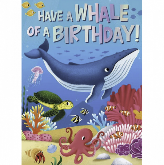 GREETING CARD: HAPPY BIRTHDAY OCEAN LIFE