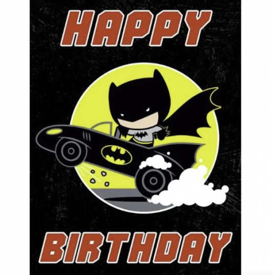 GREETING CARD: HAPPY BIRTHDAY BATMAN