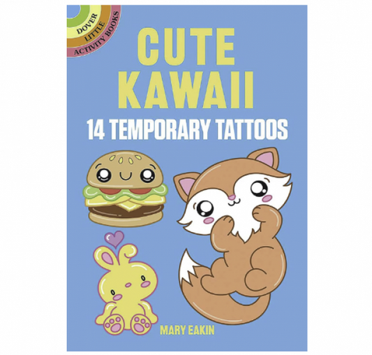 LITTLE ACTIVITY BOOK: CUTE KAWAII TATTOOS