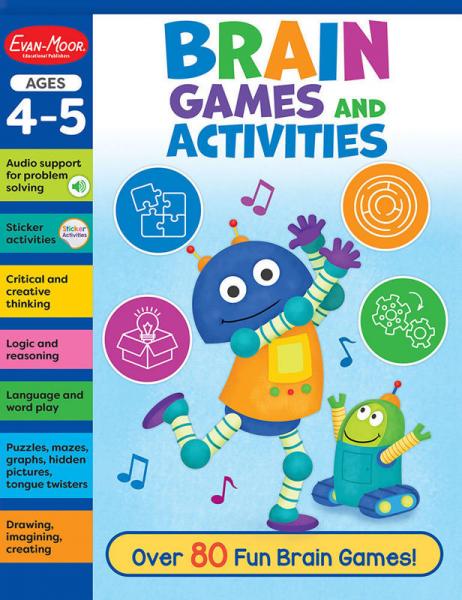 BRAIN GAMES AND ACTIVITIES AGES 4-5