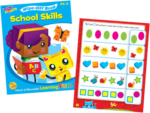 WIPE-OFF: SCHOOL SKILLS GRADE PREK-K