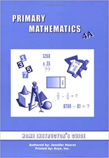 PRIMARY MATHEMATICS HOME INSTRUCTOR GUIDE 4A
