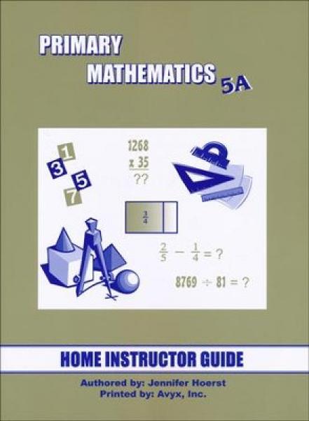 PRIMARY MATHEMATICS HOME INSTRUCTOR GUIDE 5A