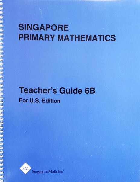PRIMARY MATHEMATICS TEACHER'S GUIDE 6B