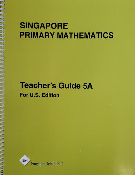 PRIMARY MATHEMATICS TEACHER'S GUIDE 5A