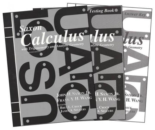 SAXON CALCULUS HOMESCHOOL KIT