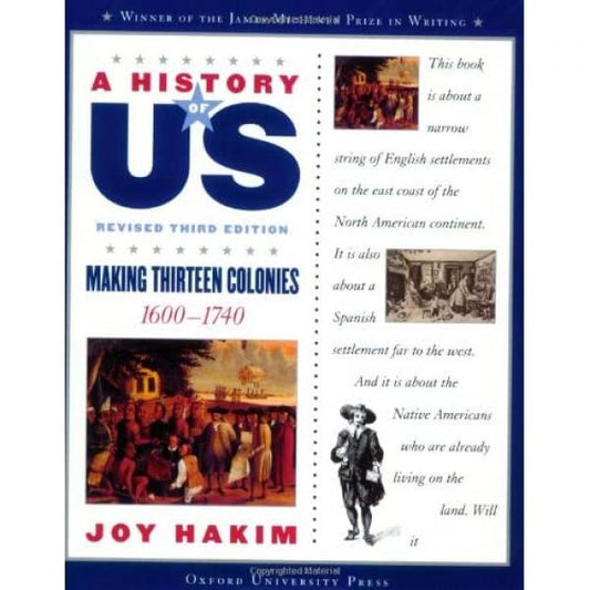 HISTORY OF US: BOOK 2- MAKING 13 COLONIES TEXTBOOK