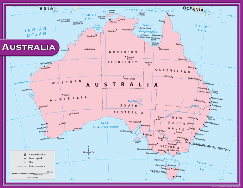 CHART: AUSTRALIA MAP