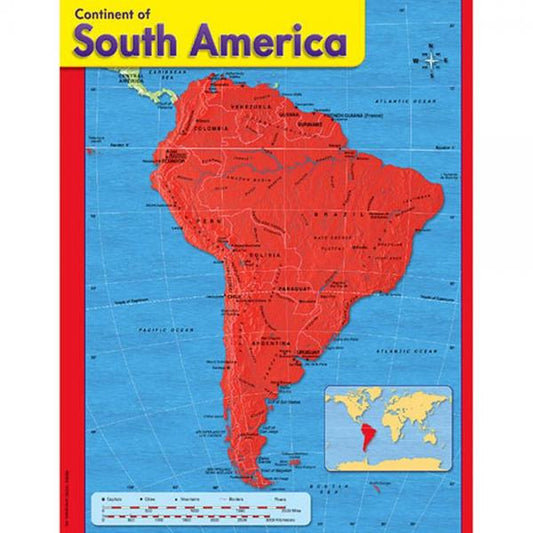 CHART: CONTINENT OF SOUTH AMERICA