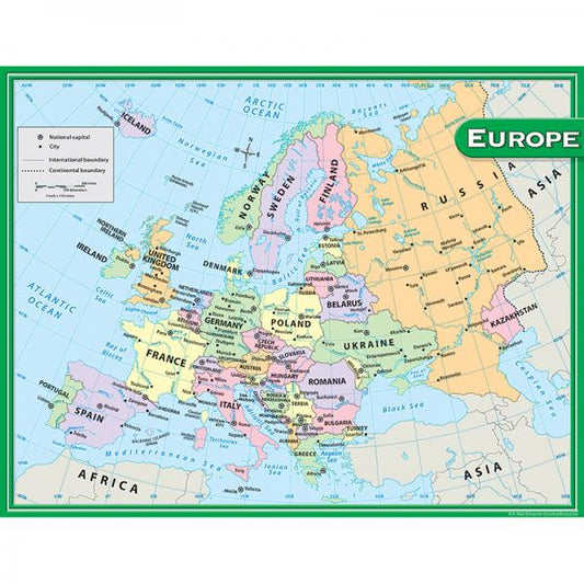 CHART: EUROPE MAP