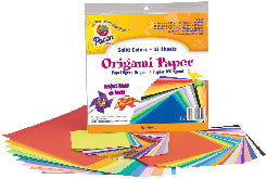 ORIGAMI PAPER: ASSORTED COLORS & SIZES, 55 SHEETS