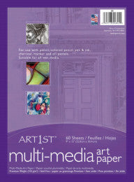 ART1ST 9"X12" MIXED MEDIA ART PAPER