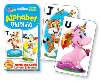 GAME CARDS: ALPHABET OLD MAID