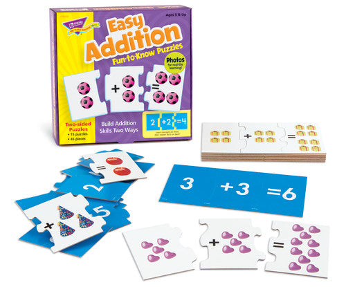 FUN-TO-KNOW PUZZLES: EASY ADDITION