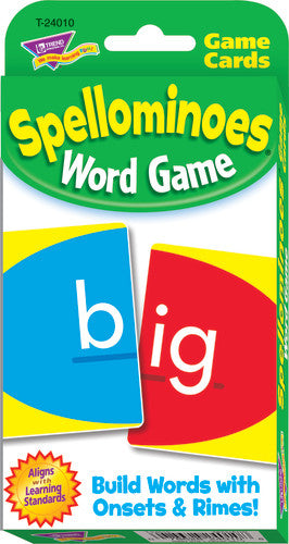 GAME CARDS: SPELL-OMINOES WORD GAME