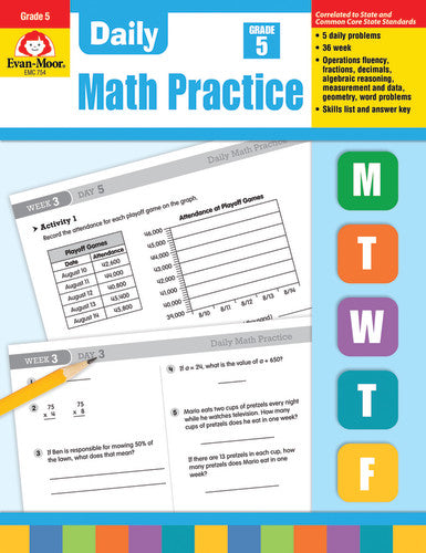 DAILY MATH PRACTICE GRADE 5