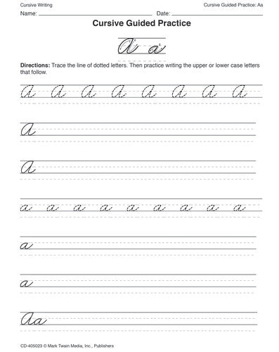 CURSIVE WRITING GRADES 4-8+ – Launching Success