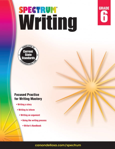 SPECTRUM COMMON CORE WRITING GRADE 6