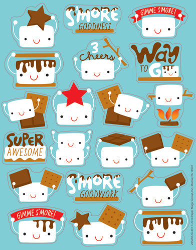 STICKERS: MARSHMALLOW S'MORES