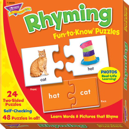 FUN-TO-KNOW PUZZLES: RHYMING