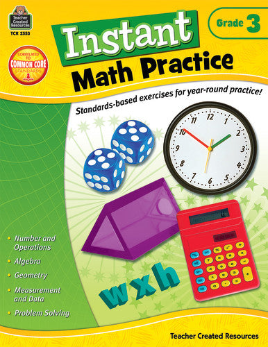 INSTANT MATH PRACTICE GRADE 3