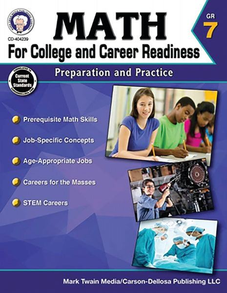 MATH FOR COLLEGE AND CAREER READINESS GRADE 7