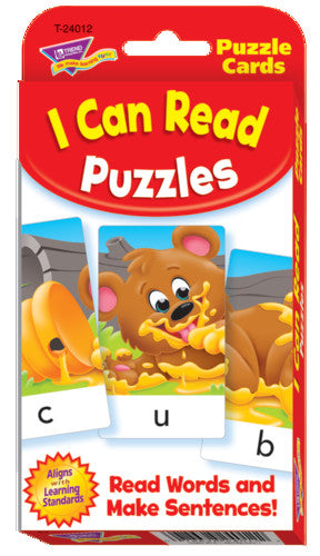 PUZZLE CARDS: I CAN READ PUZZLES