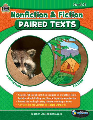 NONFICTION & FICTION PAIRED TEXTS GRADE 3