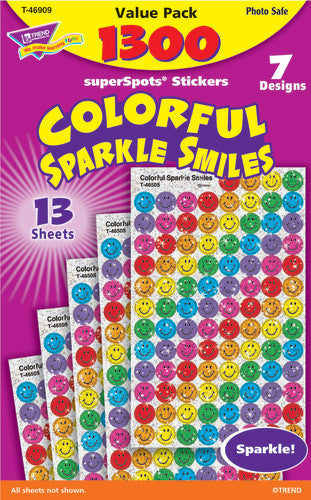 STICKERS: COLORFUL SPARKLE SMILES