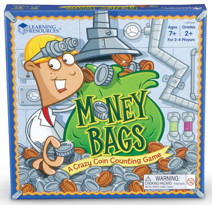 MONEY BAGS COIN VALUE GAME AGES 7+