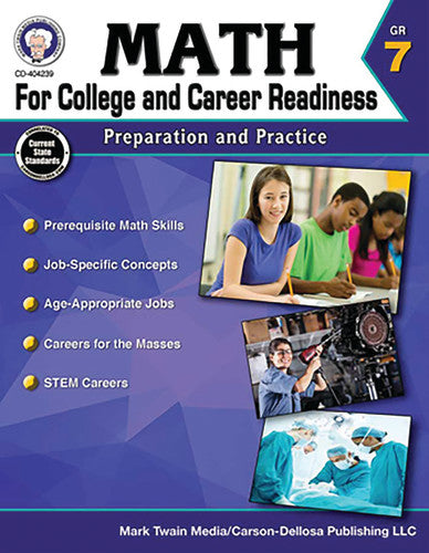 MATH FOR COLLEGE AND CAREER READINESS GRADE 7