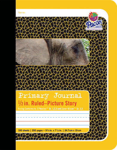 COMPOSITION BOOK: 1/2" RULED PICTURE STORY