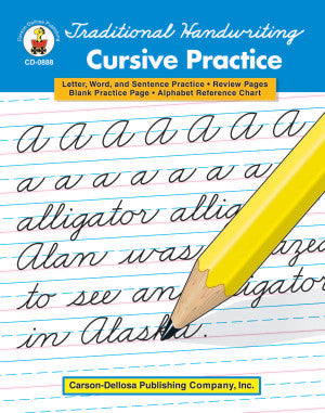 TRADITIONAL HANDWRITING: CURSIVE PRACTICE