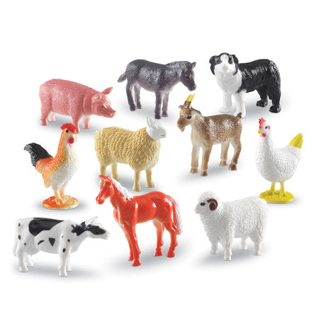 COUNTERS: FARM ANIMALS REALISTIC SET OF 60