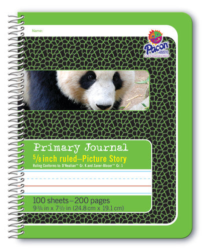 SPIRAL COMPOSITION BOOK: 5/8" PICTURE STORY