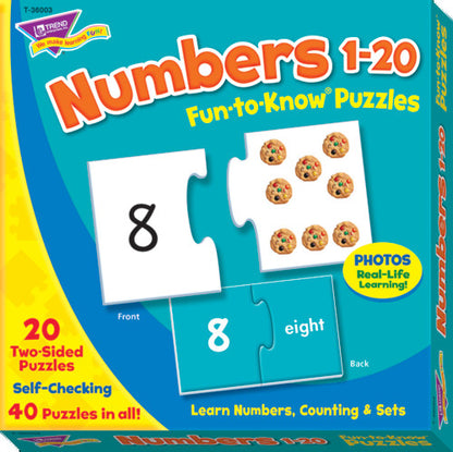 FUN-TO-KNOW PUZZLES: NUMBERS 1-20