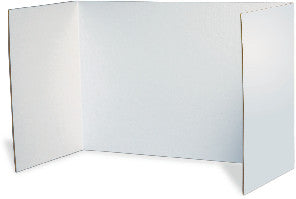 PRIVACY BOARDS, WHITE, PACK OF 4