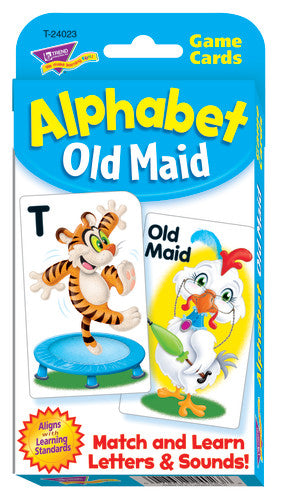 GAME CARDS: ALPHABET OLD MAID